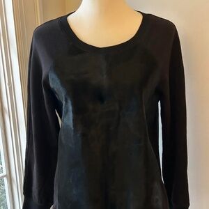 never worn with tags Rachel Zoe Faux fur sweatshirt
